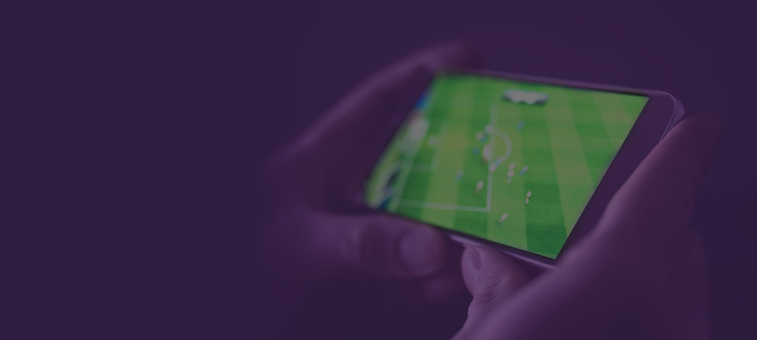 Watching-football-on-mobile-purple